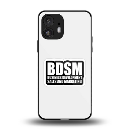 BDSM back phone cover | glass case for nothing phone 2