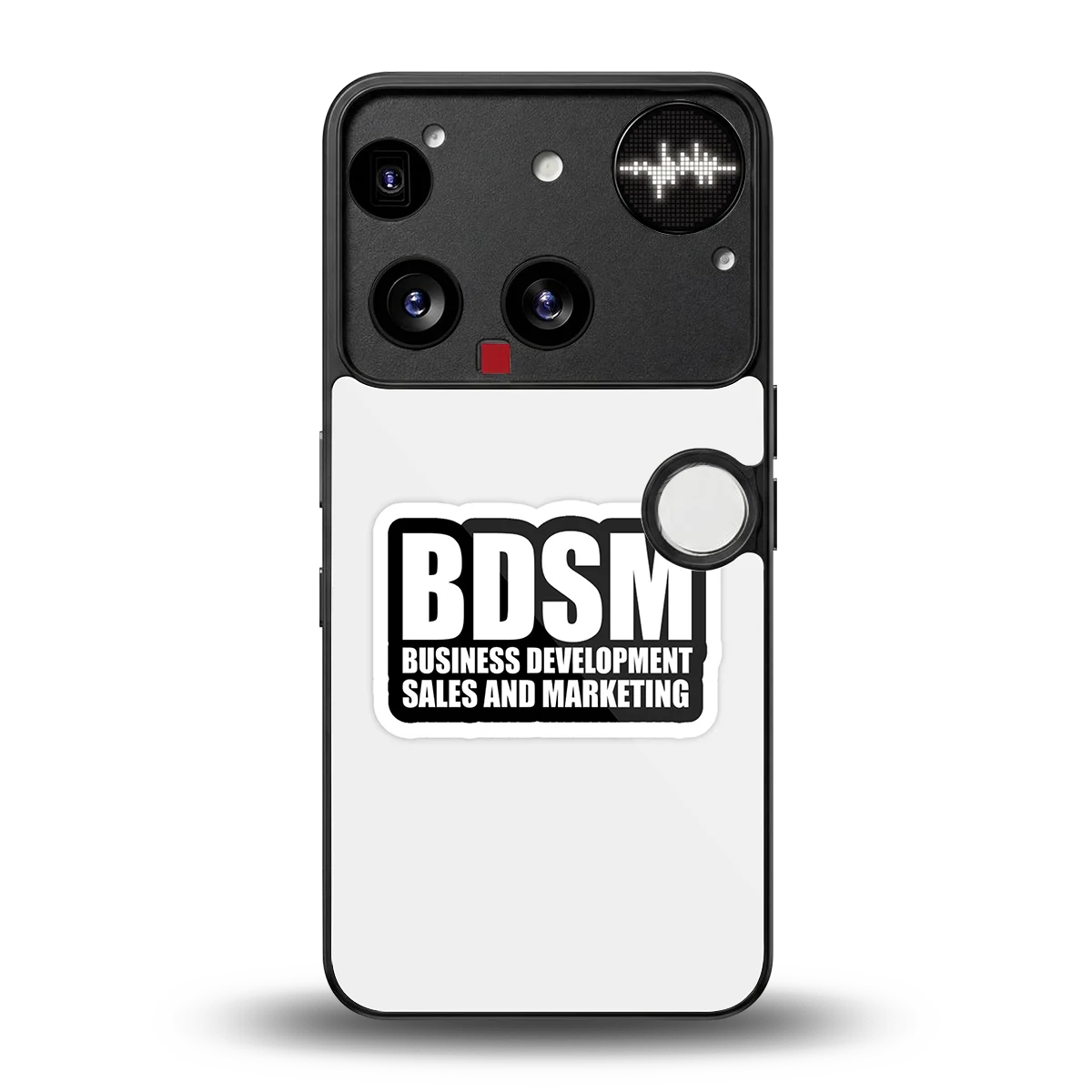 BDSM back phone cover | glass case for nothing phone 3