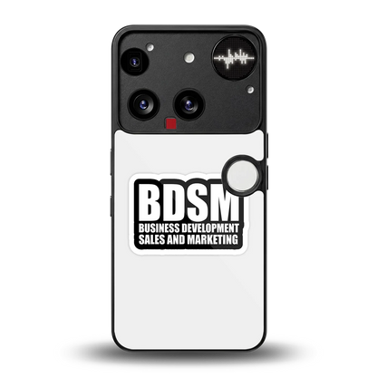 BDSM back phone cover | glass case for nothing phone 3