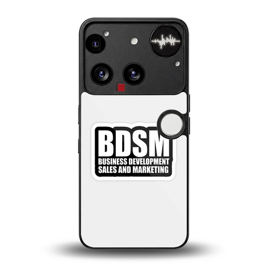 BDSM back phone cover | glass case for nothing phone 3