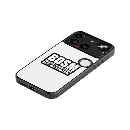 BDSM stylish phone case for nothing phone 3 | glossy glass and slim fit