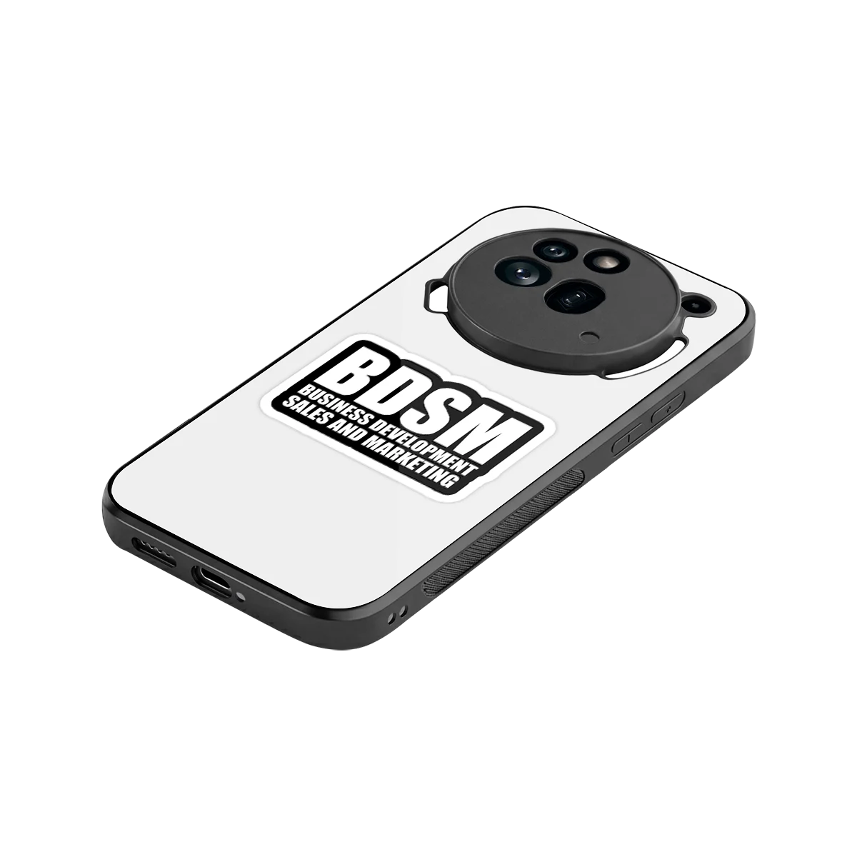BDSM stylish phone case for nothing phone 3a pro | glossy glass and slim fit