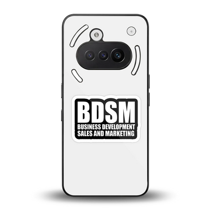 BDSM back phone cover | glass case for nothing phone 3a