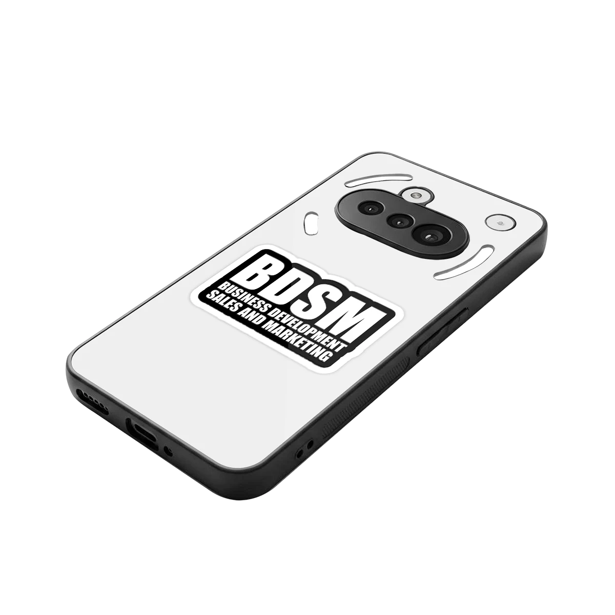 BDSM stylish phone case for nothing phone 3a | glossy glass and slim fit