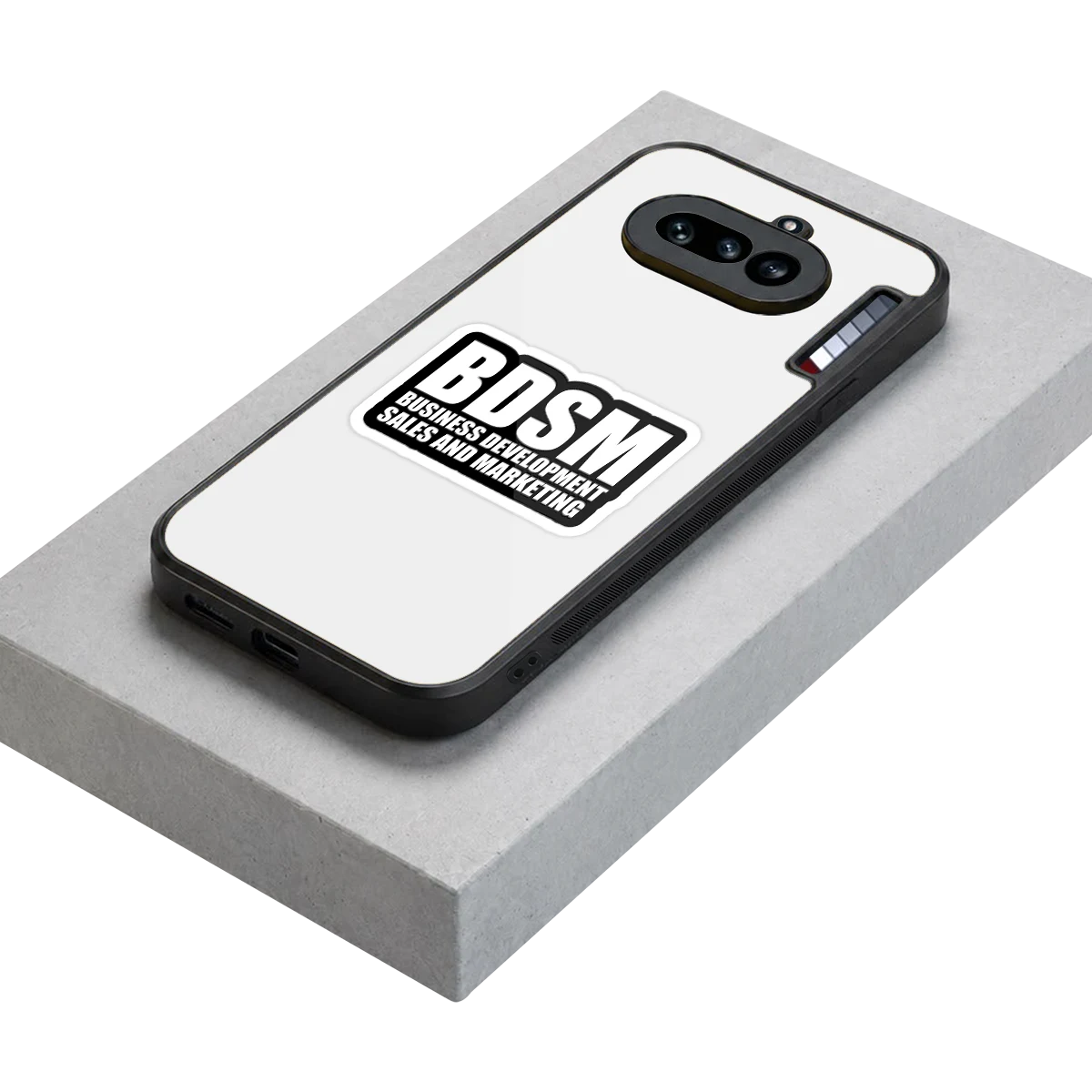 BDSM stylish phone case for nothing phone 4a | glossy glass and slim fit