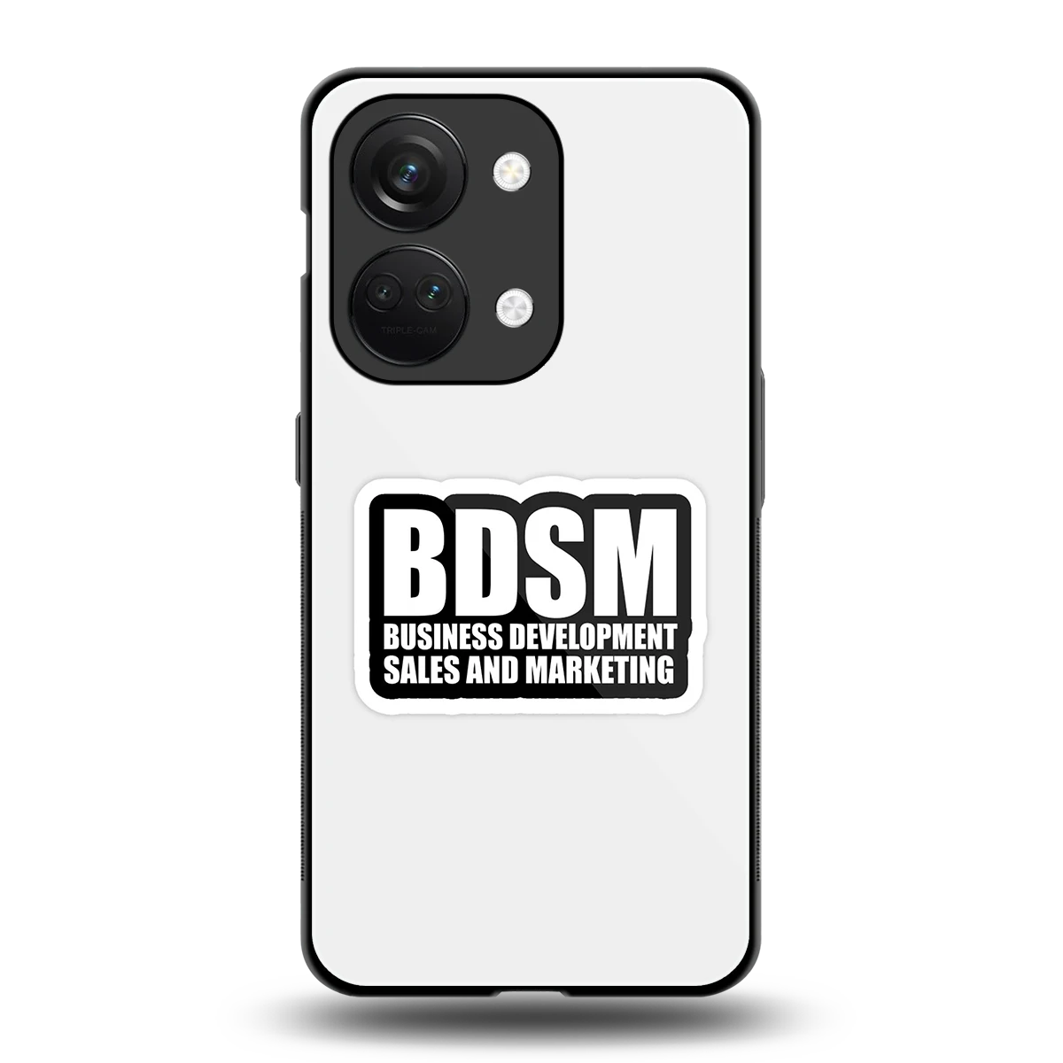 BDSM back phone cover | glass case for oneplus nord 3