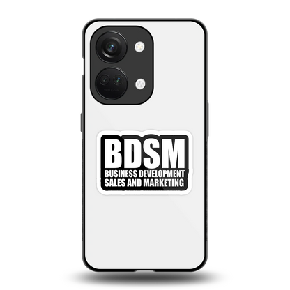 BDSM back phone cover | glass case for oneplus nord 3