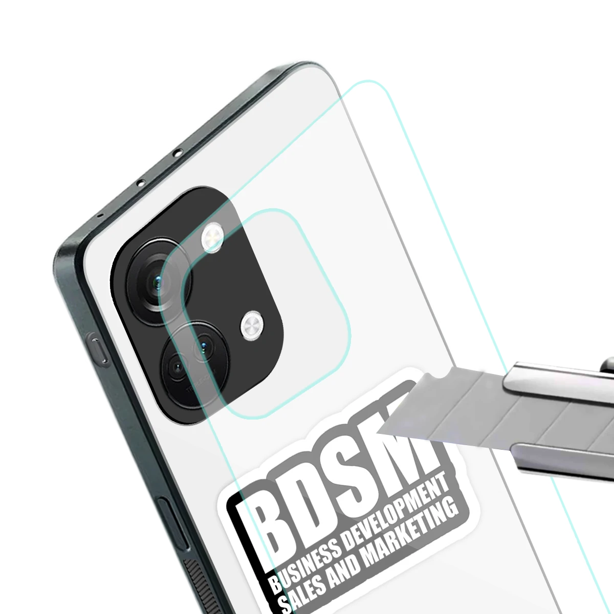 BDSM stylish phone case for oneplus nord 3 | glossy glass and slim fit