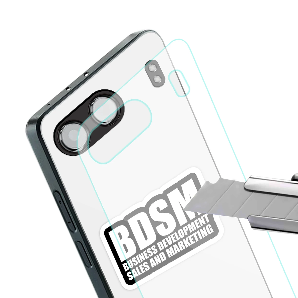 BDSM stylish phone case for oneplus nord 4 | glossy glass and slim fit