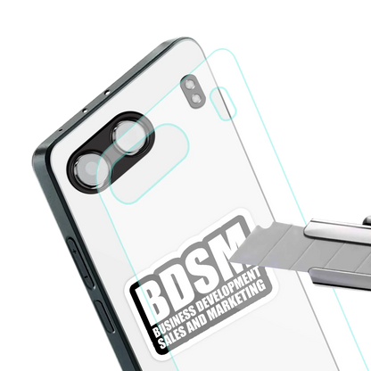 BDSM stylish phone case for oneplus nord 4 | glossy glass and slim fit