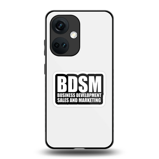 BDSM back phone cover | glass case for oneplus nord ce 3