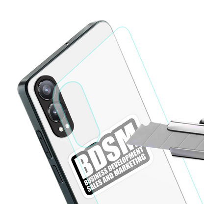 BDSM stylish phone case for oneplus nord ce 4 lite | glossy glass and slim fit