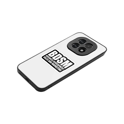 BDSM stylish phone case for oppo f29 5g | glossy glass and slim fit