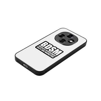 BDSM stylish phone case for oppo f31 pro 5g | glossy glass and slim fit