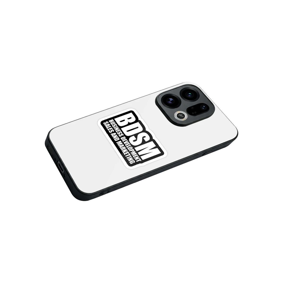 BDSM stylish phone case for oppo find x9 | glossy glass and slim fit