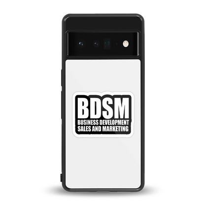 BDSM back phone cover | glass case for google pixel 6 pro