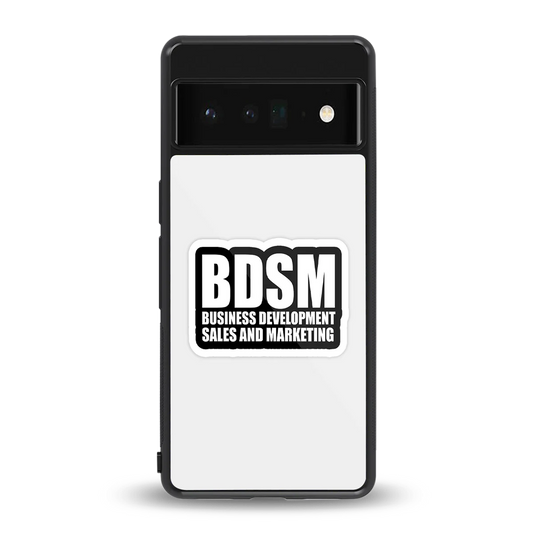BDSM back phone cover | glass case for google pixel 6 pro