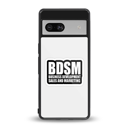 BDSM back phone cover | glass case for google pixel 7