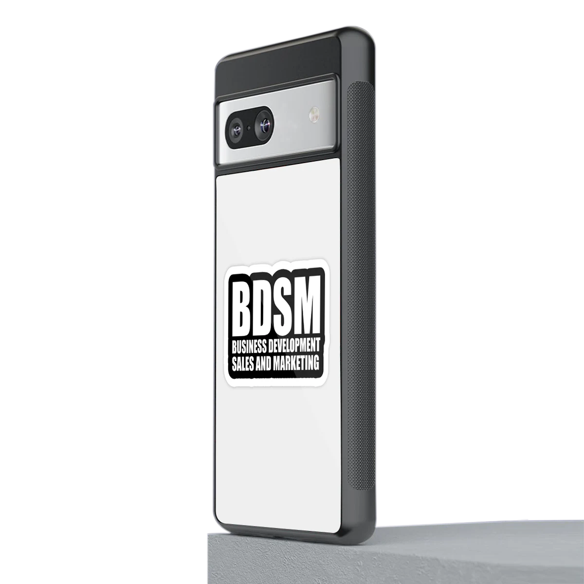 BDSM stylish phone case for google pixel 7a | glossy glass and slim fit