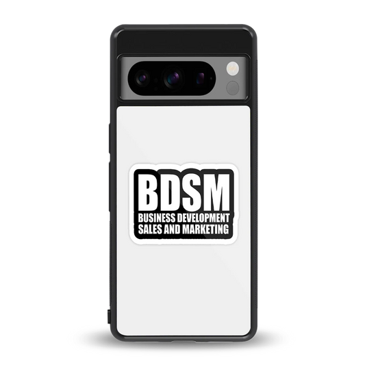 BDSM back phone cover | glass case for google pixel 8 pro