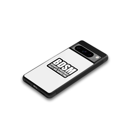 BDSM google pixel 8 pro mobile cover | shockproof glass phone case