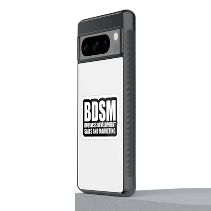 BDSM stylish phone case for google pixel 8 pro | glossy glass and slim fit
