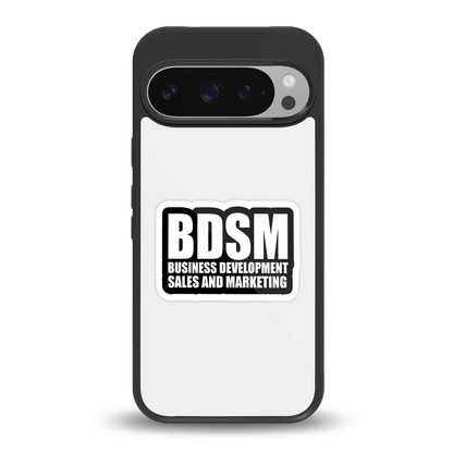BDSM back phone cover | glass case for google pixel 9 pro