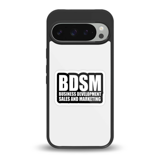 BDSM back phone cover | glass case for google pixel 9 pro xl