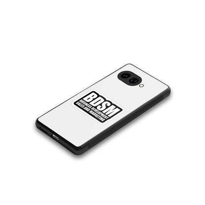 BDSM stylish phone case for google pixel 10a | glossy glass and slim fit
