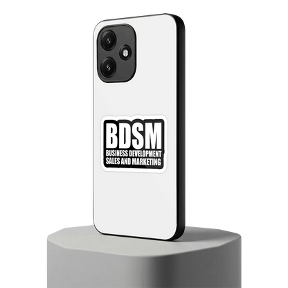 BDSM redmi 12 5g mobile cover | shockproof glass phone case