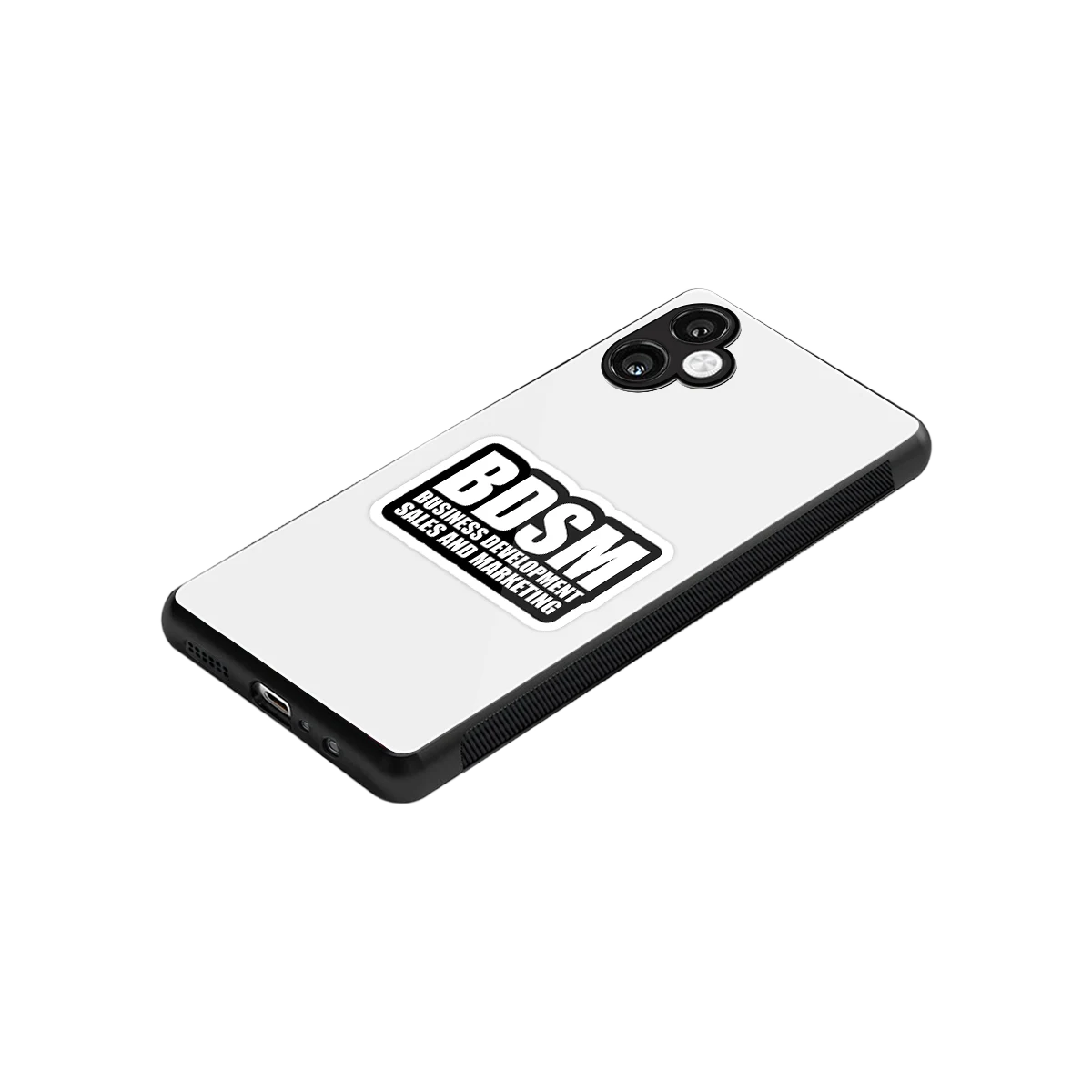 BDSM stylish phone case for samsung galaxy a06 5g | glossy glass and slim fit
