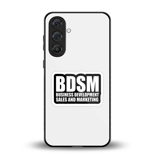 BDSM back phone cover | glass case for samsung galaxy m35 5g