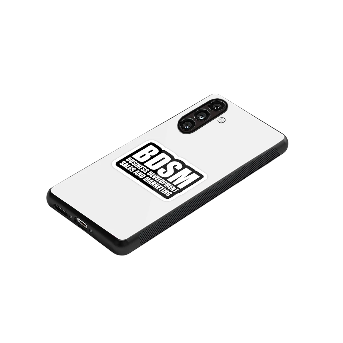 BDSM stylish phone case for samsung galaxy m36 5g | glossy glass and slim fit