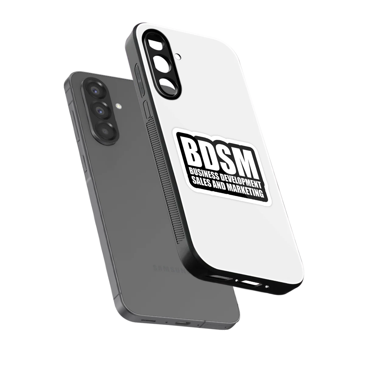BDSM sleek samsung galaxy a36 5g cover with tempered glass back and TPU edges