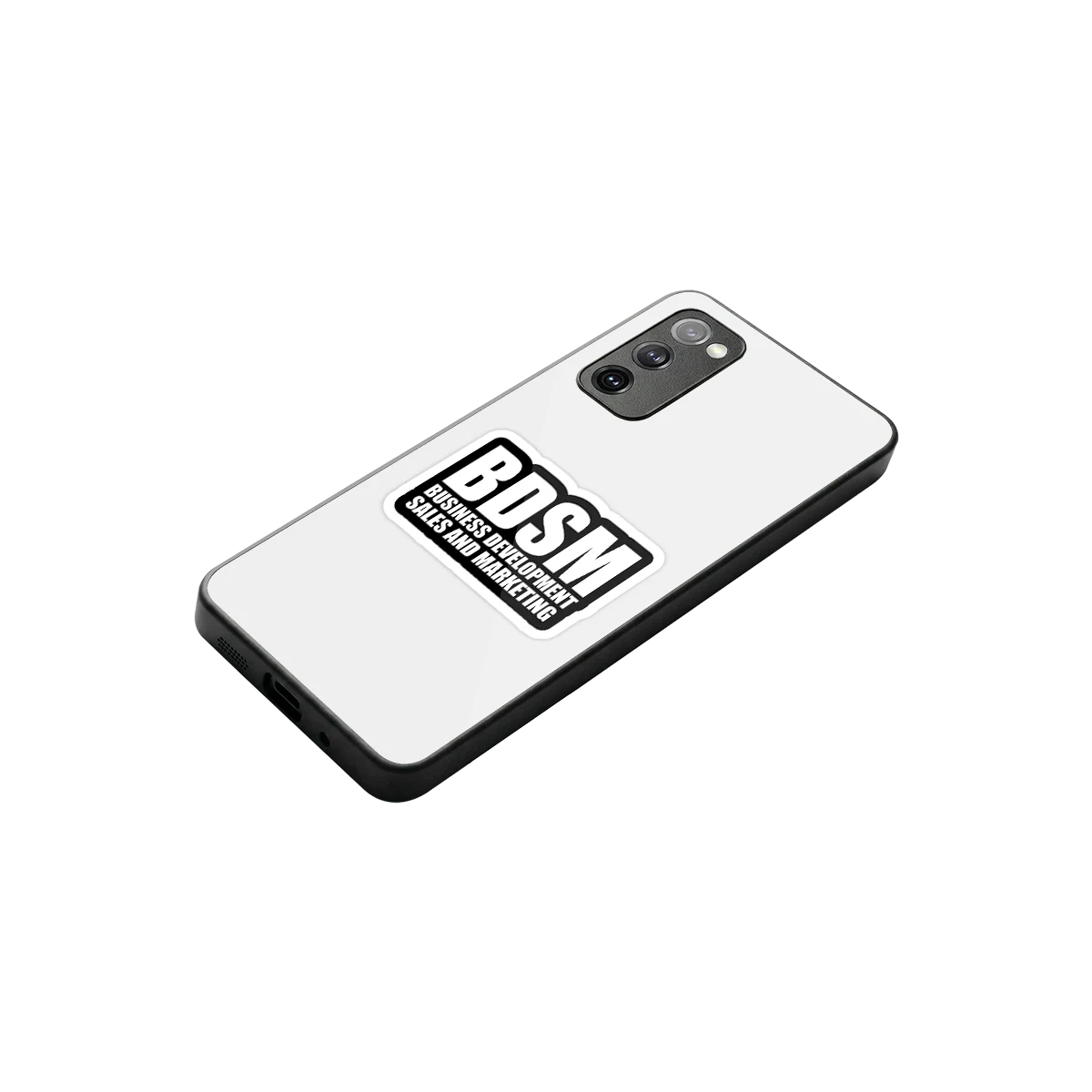 BDSM stylish phone case for samsung galaxy s20 fe | glossy glass and slim fit
