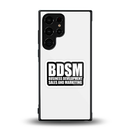 BDSM back phone cover | glass case for samsung galaxy s24 ultra
