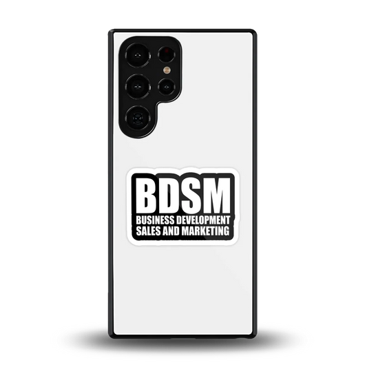BDSM back phone cover | glass case for samsung galaxy s25 ultra
