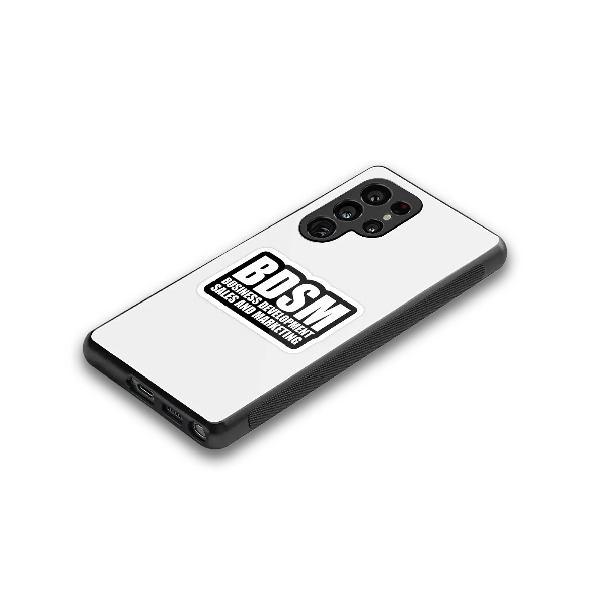 BDSM stylish phone case for samsung galaxy s25 ultra | glossy glass and slim fit