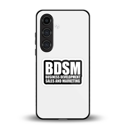 BDSM back phone cover | glass case for samsung galaxy s23 fe
