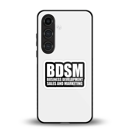 BDSM back phone cover | glass case for samsung galaxy s24