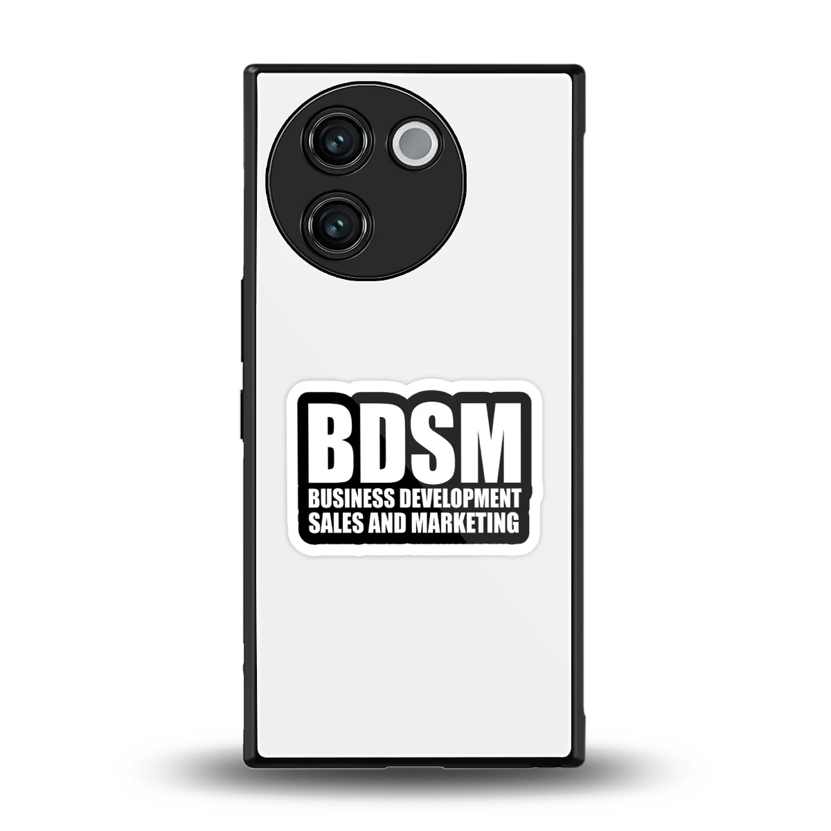 BDSM back phone cover | glass case for vivo v30e