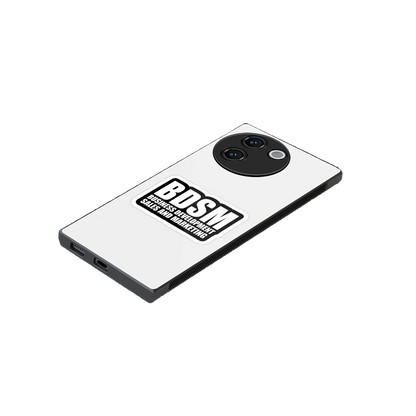 BDSM stylish phone case for vivo v30e | glossy glass and slim fit