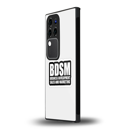 BDSMvivo v30 pro mobile cover | shockproof glass phone case