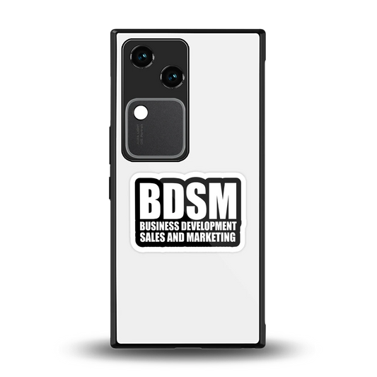 BDSM back phone cover | glass case for vivo v30