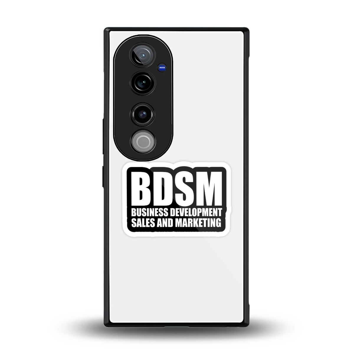 BDSM back phone cover | glass case for vivo v40 pro