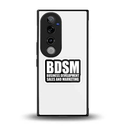 BDSM back phone cover | glass case for vivo v40 pro