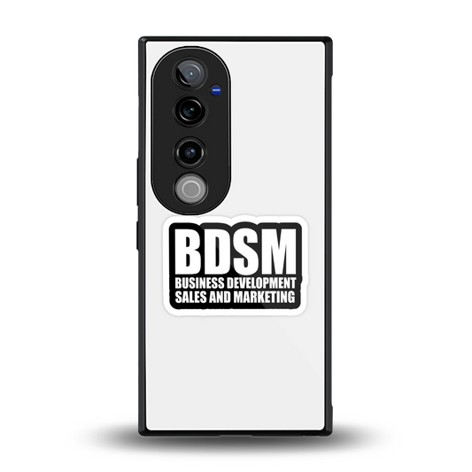 BDSM back phone cover | glass case for vivo v40 pro
