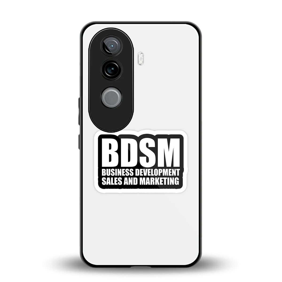 BDSM back phone cover | glass case for vivo v40e