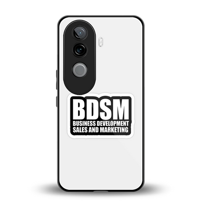 BDSM back phone cover | glass case for vivo v40e
