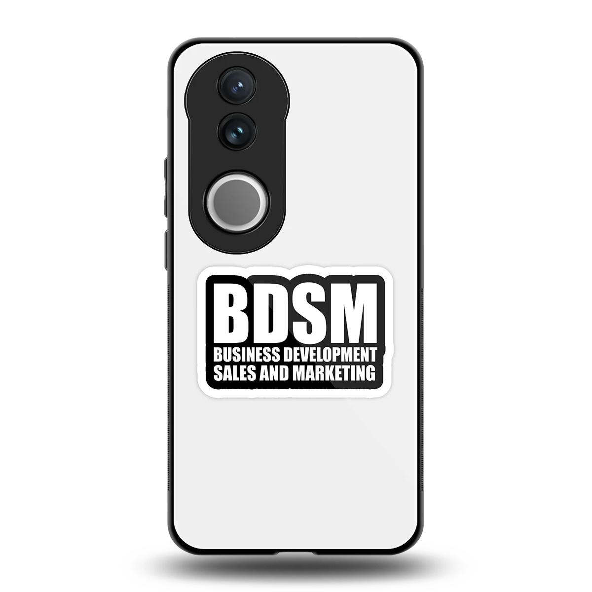BDSM back phone cover | glass case for vivo v50